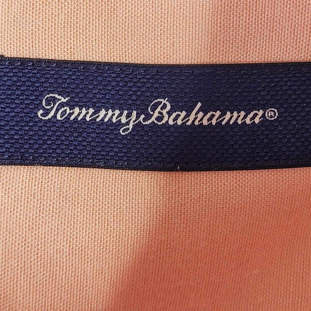 Tommy Bahama Shirt Men's Button Up Size L Plaid Linen Resort Wear Short Sleeve - Picture 6 of 9